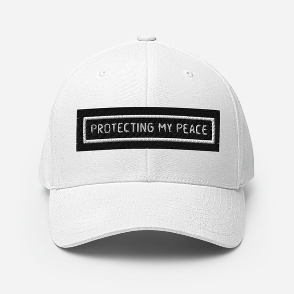 Protecting My Peace Bar Structured Twill Cap - Picture 8 of 8